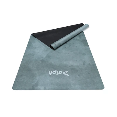 Gambar Alph Matras Yoga Lipat Suede Rubber Forest - Hijau