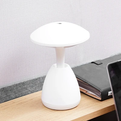Gambar APA Lampu Meja LED 3 Warna Rechargeable 2.8 Watt UFO - Putih