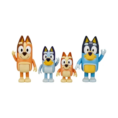 Gambar Bluey Set 4 Pcs Minifigure Bluey & Family S9 17546