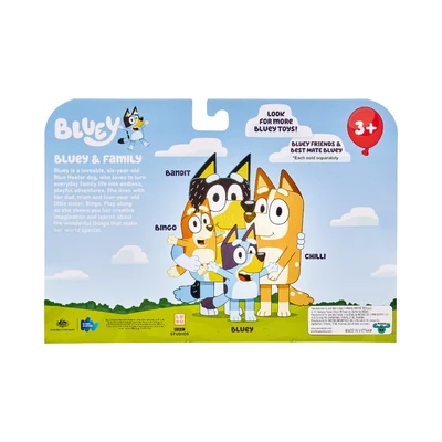 Gambar Bluey Set 4 Pcs Minifigure Bluey & Family S9 17546