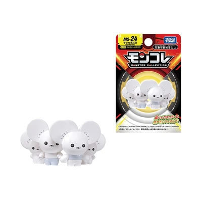 Gambar Takara Tomy Set 4 Pcs Moncolle Action Figure Pokemon Maushold - Putih