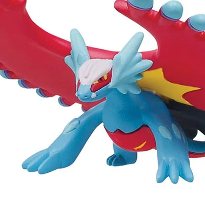 Gambar Takara Tomy Moncolle Action Figure Pokemon Paradox - Biru/merah