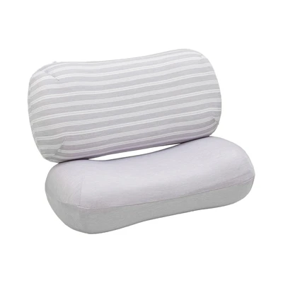 Gambar Sleeplite 42x22 cm Set 2 Pcs Bantal Pinggang Multifungsi - Abu-Abu
