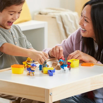 Gambar Paw Patrol Set Rubble & Crew Minifigure Build It Pack 6066727 Random