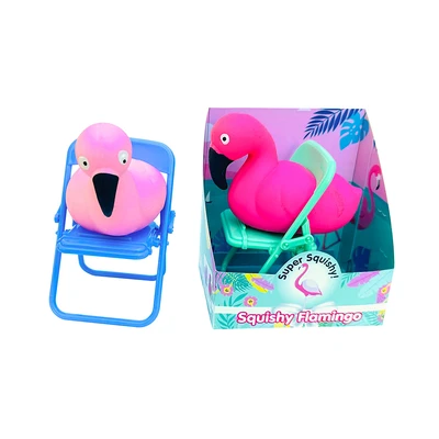 Gambar Kiddy Fun Zorbitz Squishy Flamingo Chair Random