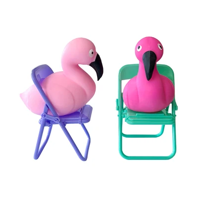 Gambar Kiddy Fun Zorbitz Squishy Flamingo Chair Random
