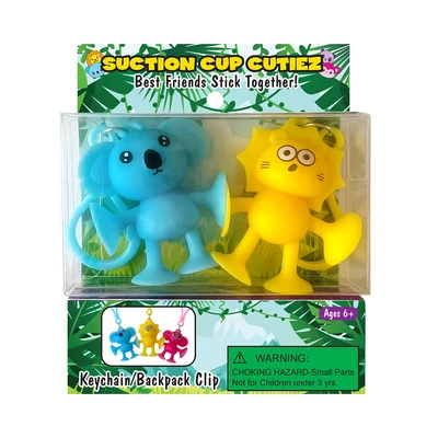 Gambar Kiddy Fun Set 2 Pcs Zorbitz Gantungan Kunci Suction Cup Cuties Random