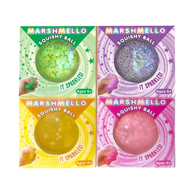 Gambar Kiddy Fun Zorbitz Squishy Ball Marshmello Random