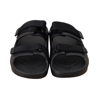 Gambar Ataru Ukuran 42/43 Sandal Pria Double Strap Velcro - Hitam