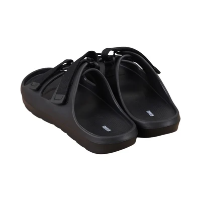 Gambar Ataru Ukuran 42/43 Sandal Pria Double Strap Velcro - Hitam