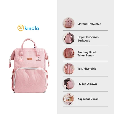Gambar Kindla Babylicious Tas Perlengkapan Bayi - Pink
