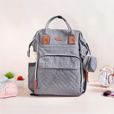 Gambar Kindla Little Blossom Tas Perlengkapan Bayi - Abu-Abu