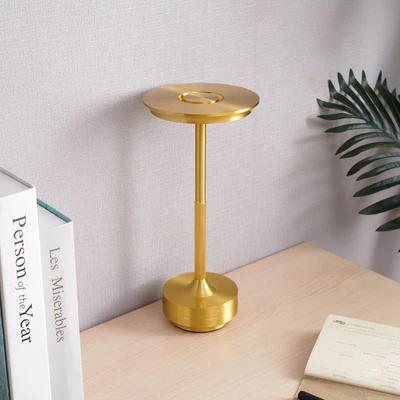 Gambar Eglare Louie Lampu Meja LED Rechargeable 2 watt - Brass