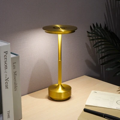 Gambar Eglare Louie Lampu Meja LED Rechargeable 2 watt - Brass