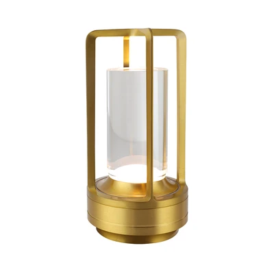 Gambar Eglare Greta Lampu Meja LED Rechargeable 2 Watt - Brass