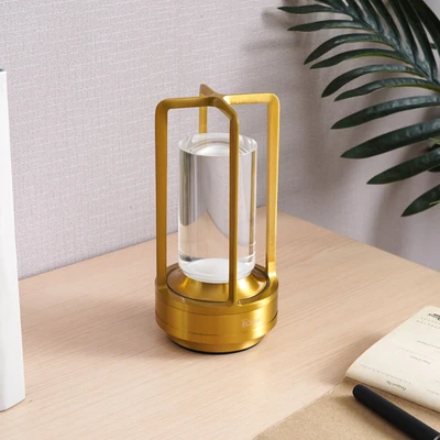 Gambar Eglare Greta Lampu Meja LED Rechargeable 2 Watt - Brass