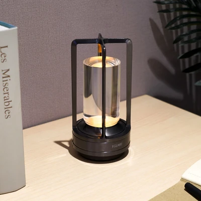 Gambar Eglare Greta Lampu Meja LED Rechargeable 2 Watt - Bronze
