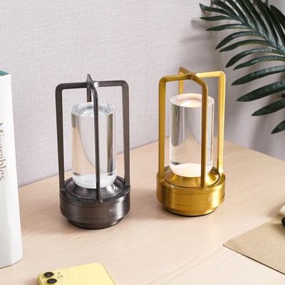 Gambar Eglare Greta Lampu Meja LED Rechargeable 2 Watt - Bronze