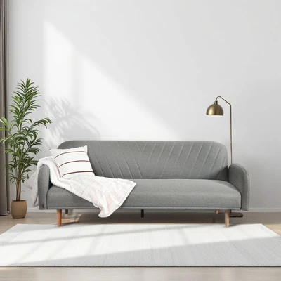 Gambar Informa Paradis Sofa Bed Fabric - Abu-Abu