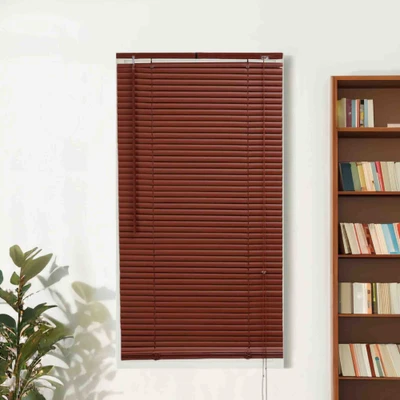 Gambar Forhom Venetian Blind 120x220 cm 25 mm - Cokelat Teak