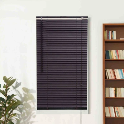 Gambar Forhom Venetian Blind 40x180 cm 25 mm - Cokelat Ebony