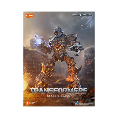 Gambar Blokees Action Figure Transformers Classic Class Movie 1 Megatron - Abu-abu