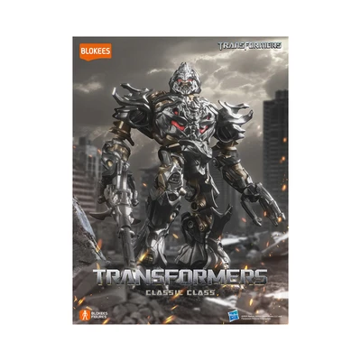 Gambar Blokees Action Figure Transformers Classic Class Movie 1 Megatron - Abu-abu