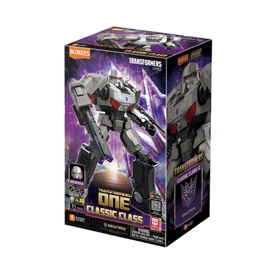 Gambar Blokees Action Figure Transformers One Classic Class Megatron - Abu-abu