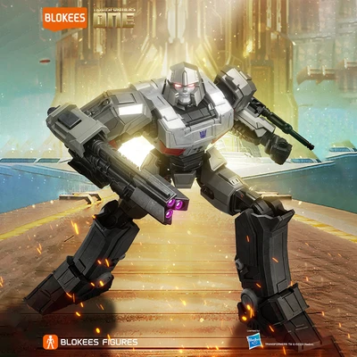 Gambar Blokees Action Figure Transformers One Classic Class Megatron - Abu-abu