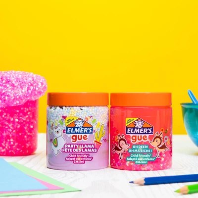 Gambar Elmers 236.5 Ml Set 2 Pcs Gue Slime Party Animals Ems0073