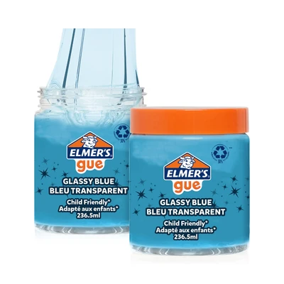 Gambar Elmers 236.5 Ml Gue Slime Glassy Ems0077 - Biru