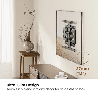 Gambar Krisbow Bracket TV Dinding Ultra Slim Full Motion 43-90 Inch - Hitam