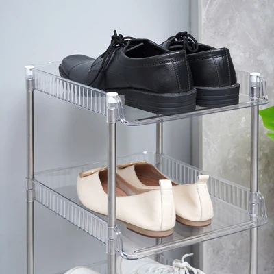 Gambar Stora Rak Sepatu 4 Tingkat Flat Transparan