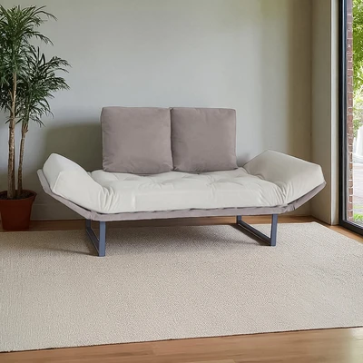 Gambar Informa Danzel Sofa Bed Fabric - Cokelat