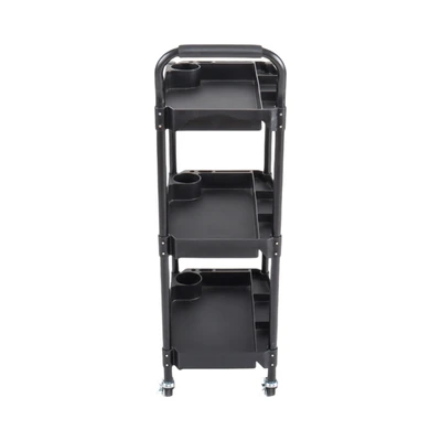 Gambar Maxbuilt Troli Perkakas 3 Tingkat - Hitam