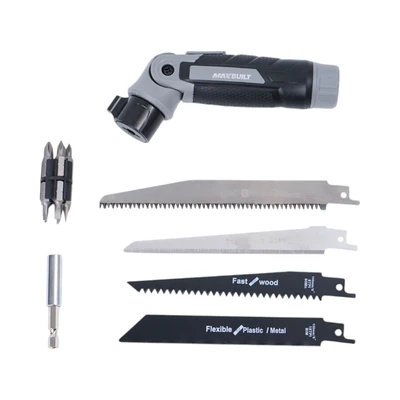Gambar Maxbuilt Gergaji Tangan & Obeng Multifungsi Set 16 pcs - Hitam