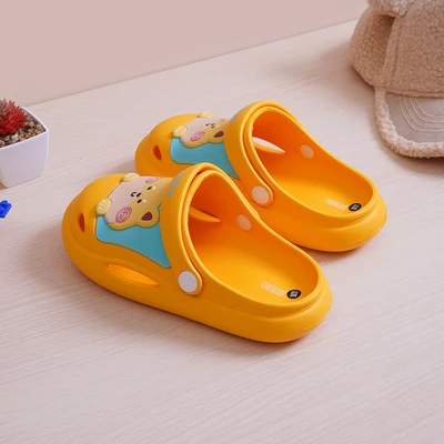Gambar Ataru Ukuran 26/27 Sandal Anak Clogs Shiba - Kuning