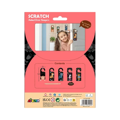 Gambar Avenir Set Scratch Animal Door Hangers Ch231909