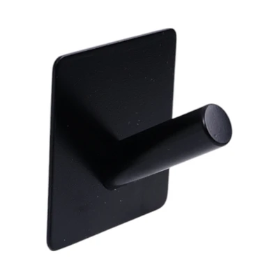 Gambar Stora Gantungan Dinding Square Stainless Steel Set 2 pcs - Hitam