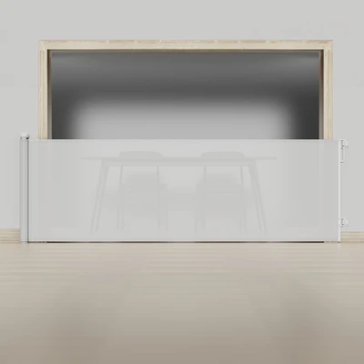 Gambar Kindla 300x85.6x8.5 cm Pagar Pengaman Bayi Retractable - Putih