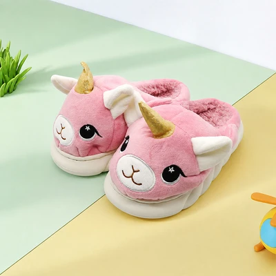 Gambar Ataru Ukuran 38/39 Sandal Rumah Unicorn - Pink