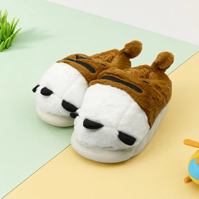 Gambar Ataru Ukuran 28/29 Sandal Rumah Anak Paws - Cokelat