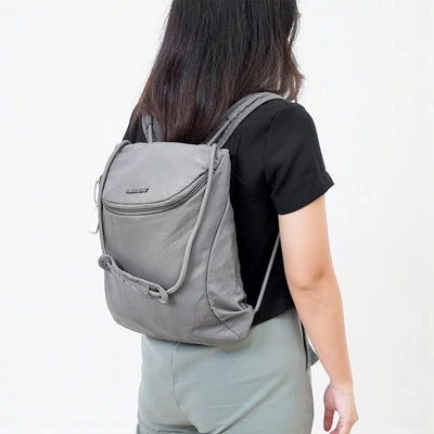 Gambar Passport Perri Tas Ransel - Abu-Abu