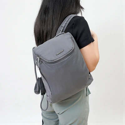 Gambar Passport Perri Tas Ransel - Abu-Abu