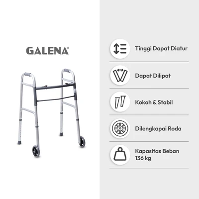 Gambar Galena Alat Bantu Jalan Foldable - Abu-Abu