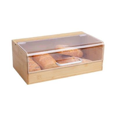 Gambar Culinart Malina Tempat Roti Bambu Natural 36x23x14 cm - Cokelat