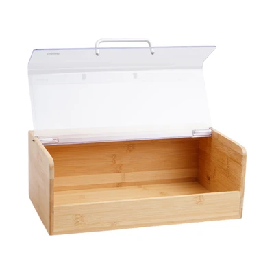 Gambar Culinart Malina Tempat Roti Bambu Natural 36x23x14 cm - Cokelat