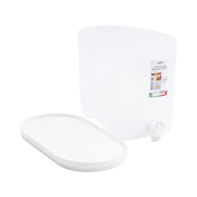 Gambar Culinart & 5 Liter 3.6 ltr Dispenser Minuman Plastik PP 2 Tingkat - Putih