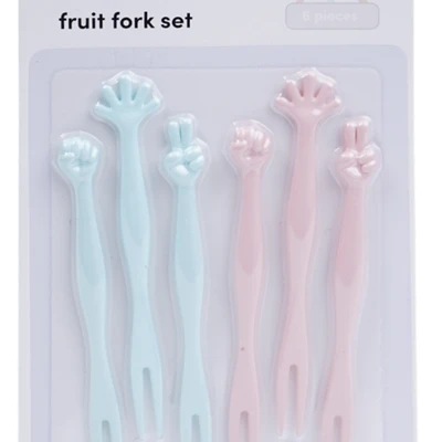 Gambar Ataru Garpu Buah Ropaci Set 6 pcs - Mix