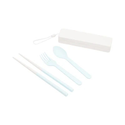 Gambar Ataru Alat Makan Plastik Set 3 pcs - Mix